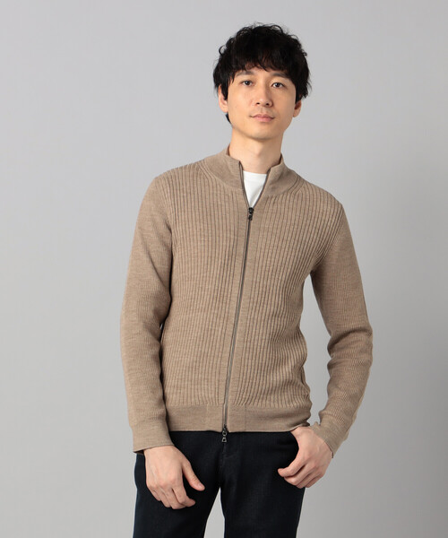 COMME CA MEN（コムサメン）の「「FILIVIVI」ドライバーズニット（カーディガン/ボレロ・メンズ・ブラック/ライトグレー/ベージュ/ネイビー・L/M）」の19枚目の写真