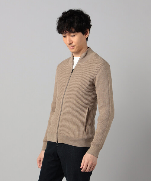 COMME CA MEN（コムサメン）の「「FILIVIVI」ドライバーズニット（カーディガン/ボレロ・メンズ・ブラック/ライトグレー/ベージュ/ネイビー・L/M）」の20枚目の写真