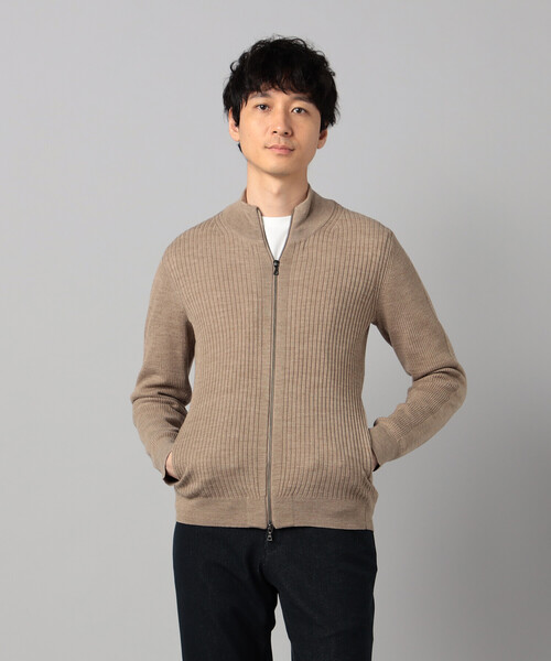 COMME CA MEN（コムサメン）の「「FILIVIVI」ドライバーズニット（カーディガン/ボレロ・メンズ・ブラック/ライトグレー/ベージュ/ネイビー・L/M）」の21枚目の写真