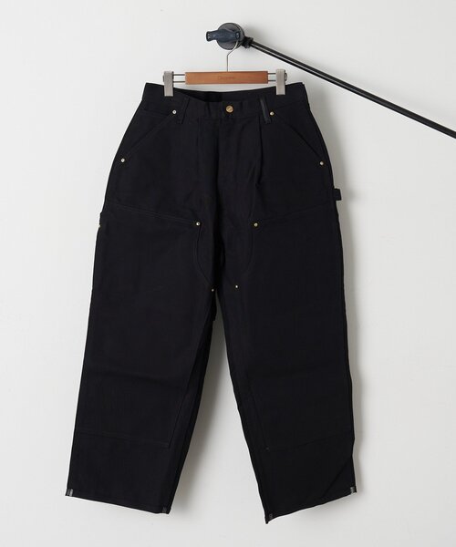 CIAOPANIC（チャオパニック）の「【別注】US CARHARTT OONE－TUCK PANITER（その他パンツ・レディース・ブラック/ブラウン・MEDIUM/LARGE）」の2枚目の写真