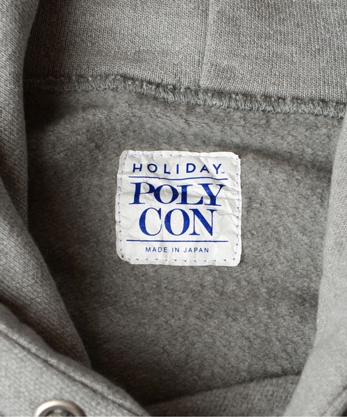 HOLIDAY（ホリデイ）の「POLYCON SWEAT HOODIE (EN ROUTE) ポリコンスウェットフーディ (アンルート)（パーカー・レディース・ダークネイビー/ヘザーグレー・ONE SIZE）」の14枚目の写真