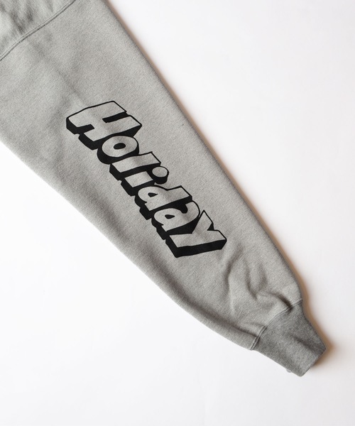 HOLIDAY（ホリデイ）の「POLYCON SWEAT HOODIE (EN ROUTE) ポリコンスウェットフーディ (アンルート)（パーカー・レディース・ダークネイビー/ヘザーグレー・ONE SIZE）」の15枚目の写真
