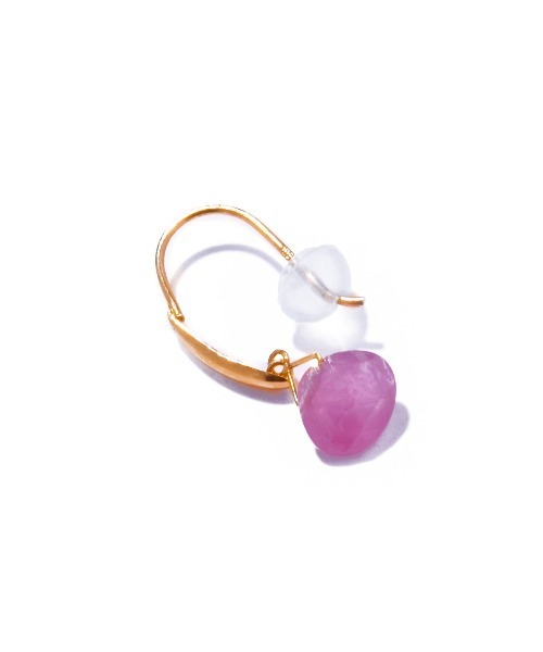 les bonbon(ルボンボン)の「【les bonbon】serendip pierce/セレンディップ ピアス(ピアス(両耳用)・レディース・イエローゴールド/ピンク系その他/グリーン系その他/ブルー系その他/ピンク系その他2/ホワイト系その他/パープル系その他・FREE)」の18枚目の写真