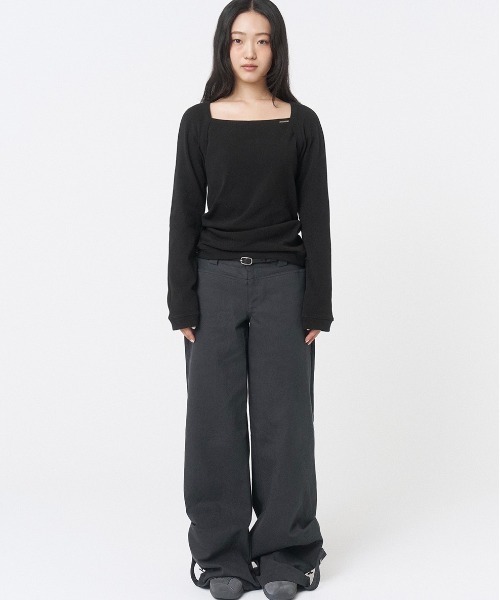 FLAP LAYERED WIDE PANTS（その他パンツ）｜Miseki SEOUL