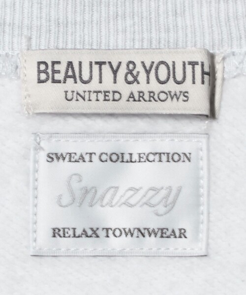 BEAUTY&YOUTH UNITED ARROWS（ビューティーアンドユースユナイテッドアローズ）の「SNAZZY フリーダムスリーブ クルーネック スウェット（スウェット・メンズ・ライトグレー/ブラック・XL/M/S/L）」の3枚目の写真