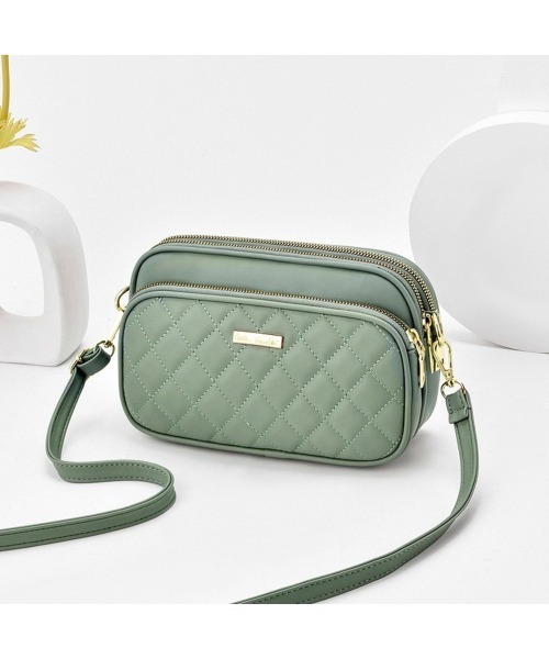 BACKYARD FAMILY(バックヤードファミリー)の「ショルダーバッグ kbag5519(ショルダーバッグ・レディース・イエロー/ミント/レッド/ブラック/ダークグリーン/ホワイト/サーモンピンク/ピンク・FREE)」の4枚目の写真