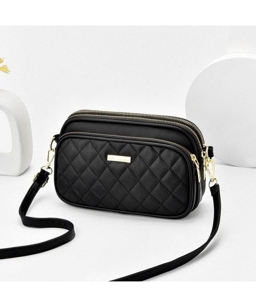 BACKYARD FAMILY(バックヤードファミリー)の「ショルダーバッグ kbag5519(ショルダーバッグ・レディース・イエロー/ミント/レッド/ブラック/ダークグリーン/ホワイト/サーモンピンク/ピンク・FREE)」の3枚目の写真