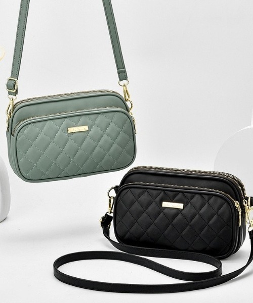 BACKYARD FAMILY(バックヤードファミリー)の「ショルダーバッグ kbag5519(ショルダーバッグ・レディース・イエロー/ミント/レッド/ブラック/ダークグリーン/ホワイト/サーモンピンク/ピンク・FREE)」の11枚目の写真