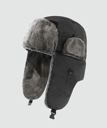 FTC CORDURAファブリック ファー付き帽子 ブラック FTC CORDURAファブリック ファー付き帽子 ブラック FTC CORDURA