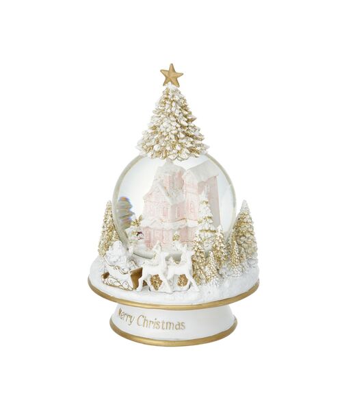 スノードーム スノードーム ツリータウン XL ピンク（インテリア雑貨）｜Francfranc