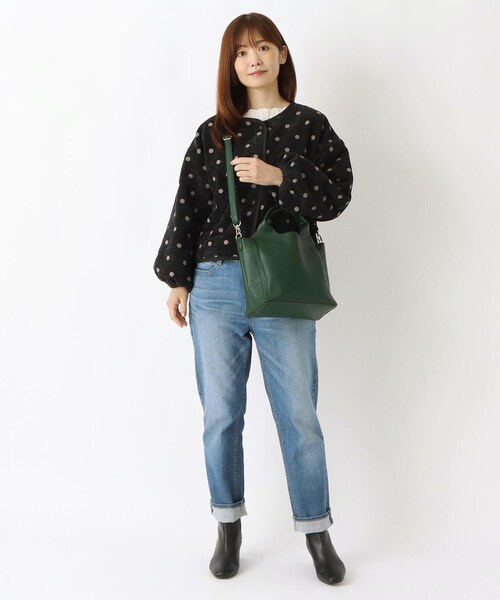 one'sterrace(ワンズテラス)の「Legato Largo レトロシボ2WAYトート(トートバッグ・レディース・グリーン系その他6・99)」の11枚目の写真
