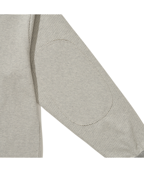 HISHANDER(ヒズハンダー)の「ROUND PATCH THIN L/S T-SHIRTS GREY(Tシャツ/カットソー・メンズ・その他・1/2/3)」の3枚目の写真