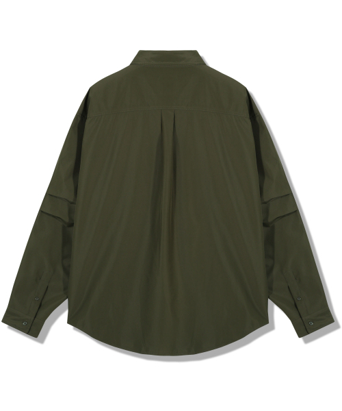 GUBIN（グビン）の「ナイロン マックス オーバーサイズ ポケットシャツ（シャツ/ブラウス・レディース・その他・MEDIUM/LARGE）」の3枚目の写真