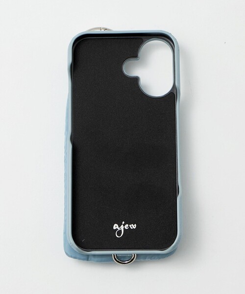 ajew（エジュー）の「＜ajew＞PUFFER iPhone16ケース（スマホケース/カバー・レディース・ブラウン系/ブラック/ライトブルー・FREE）」の6枚目の写真