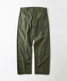 OUTSTANDING（アウトスタンディング）の「BACK SATIN FATIGUE PANTS (STRAIGHT FIT)_OLIVE GREEN（その他パンツ）」