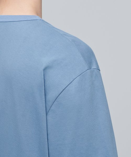MUSINSA STANDARD（ムシンサスタンダード）の「リラックスフィットクルーネックTシャツ[フェイドブルー]（Tシャツ/カットソー・メンズ・その他・XX-LARGE/XXX-LARGE/SMALL/MEDIUM/LARGE/X-LARGE）」の6枚目の写真