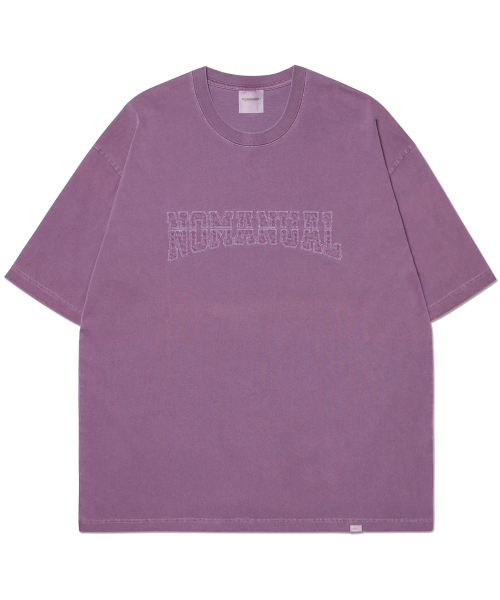 NOMANUAL(NOMANUAL)の「PATCH T-SHIRT - PURPLE(Tシャツ/カットソー・レディース・その他・MEDIUM/LARGE/X-LARGE)」の1枚目の写真