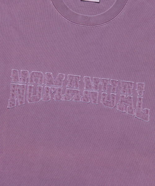 NOMANUAL(NOMANUAL)の「PATCH T-SHIRT - PURPLE(Tシャツ/カットソー・レディース・その他・MEDIUM/LARGE/X-LARGE)」の5枚目の写真