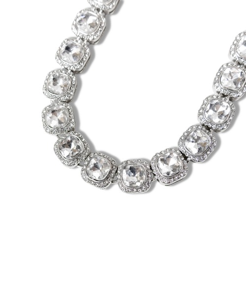 JACKROSE(ジャックローズ)の「GA LARGE-DROP TENNIS NECKLACE(ネックレス・メンズ・クリア・FREE)」の4枚目の写真