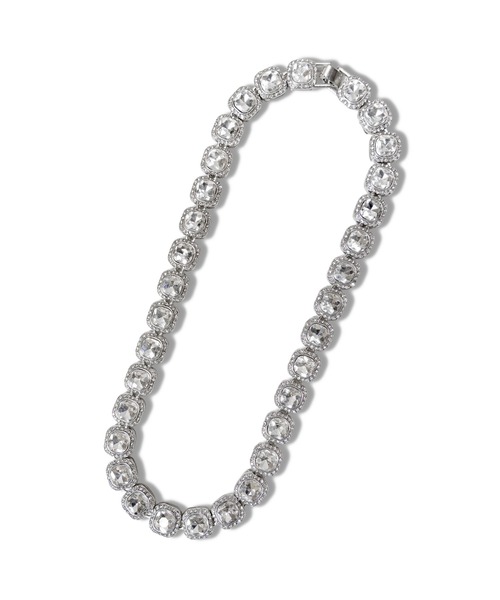 JACKROSE(ジャックローズ)の「GA LARGE-DROP TENNIS NECKLACE(ネックレス・メンズ・クリア・FREE)」の3枚目の写真