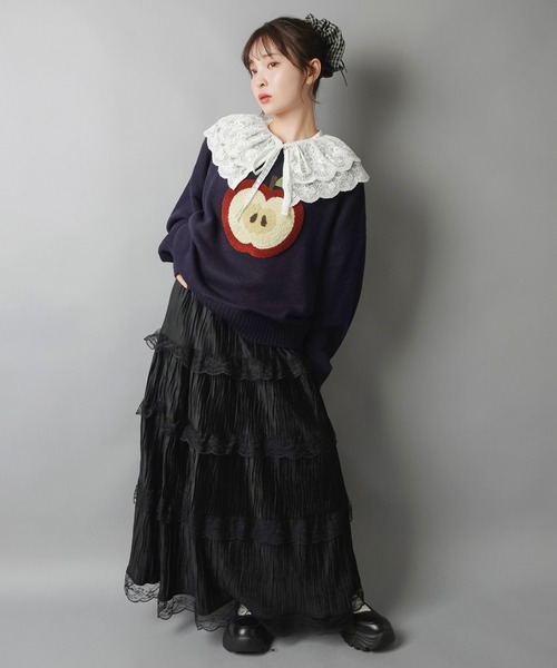 SPINNS(スピンズ)の「チェックシュシュ/ブラックリボン(シュシュ・レディース・ブラウン/ブラック・ONESIZE)」の12枚目の写真