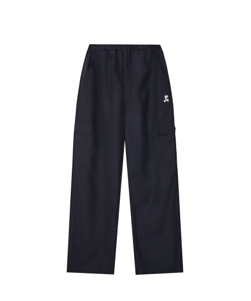 WIDE CARGO PANTS - DARK NAVY