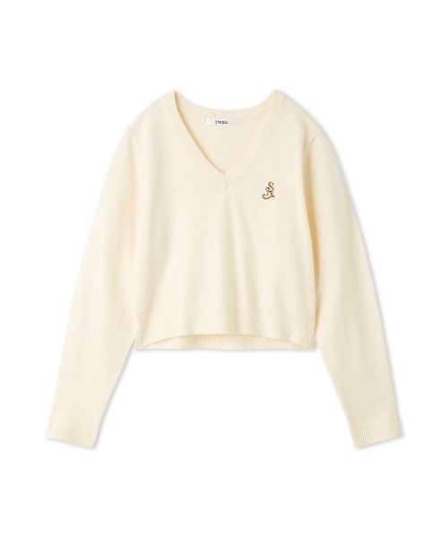 SNIDEL（スナイデル）の「ブローチ付きニットプルオーバー（ニット/セーター・レディース・グレー/イエロー/アイボリー/その他・F）」の13枚目の写真