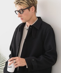 Blue Standard （ブルースタンダード）の「【BLUE STANDARD/ブルースタンダード】圧縮ニット ウールライク バルマカーンコート 軽量 ソフトタッチ（チェスターコート）」