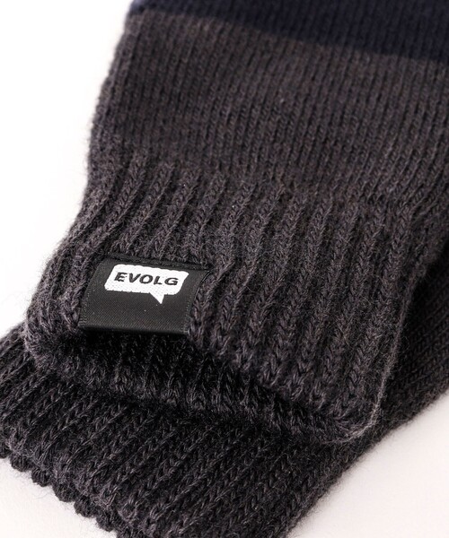 EVOLG(エヴォログ)の「【EVOLG/エヴォログ】2TON ニットグローブ LET2364(手袋・メンズ・オリーブ/ネイビー/ベージュ/ダークネイビー・FREE)」の9枚目の写真