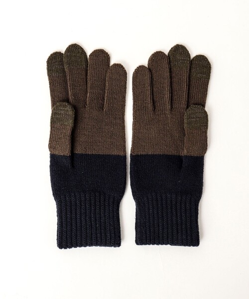 EVOLG(エヴォログ)の「【EVOLG/エヴォログ】2TON ニットグローブ LET2364(手袋・メンズ・オリーブ/ネイビー/ベージュ/ダークネイビー・FREE)」の13枚目の写真
