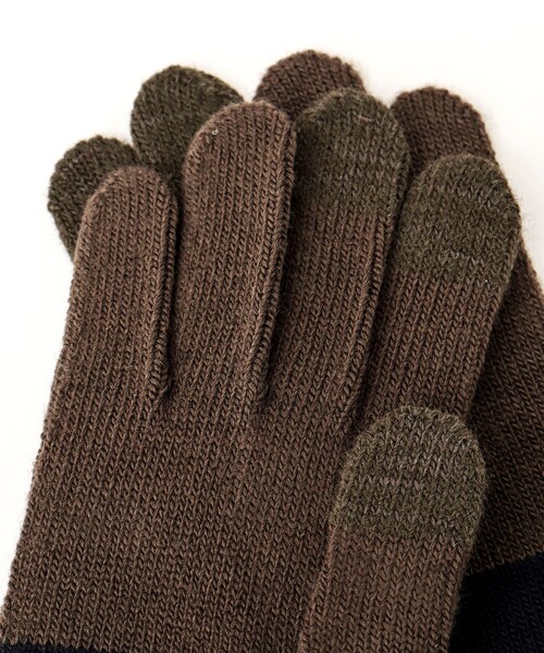 EVOLG(エヴォログ)の「【EVOLG/エヴォログ】2TON ニットグローブ LET2364(手袋・メンズ・オリーブ/ネイビー/ベージュ/ダークネイビー・FREE)」の15枚目の写真