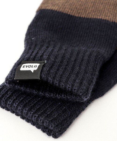EVOLG(エヴォログ)の「【EVOLG/エヴォログ】2TON ニットグローブ LET2364(手袋・メンズ・オリーブ/ネイビー/ベージュ/ダークネイビー・FREE)」の16枚目の写真