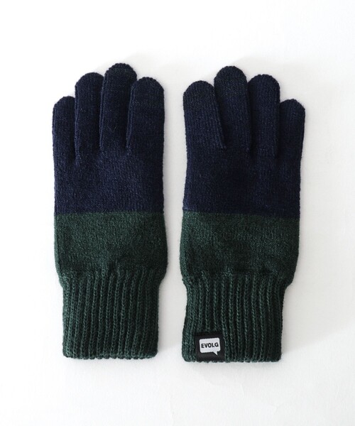 EVOLG(エヴォログ)の「【EVOLG/エヴォログ】2TON ニットグローブ LET2364(手袋・メンズ・オリーブ/ネイビー/ベージュ/ダークネイビー・FREE)」の19枚目の写真