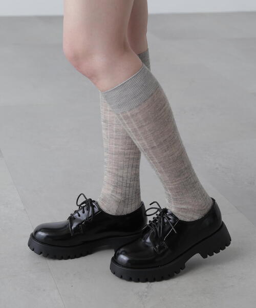 FREE'S MART（フリーズマート）の「◆厚底レースアップシューズ（ドレスシューズ・レディース・ブラック・SMALL/MEDIUM）」の3枚目の写真