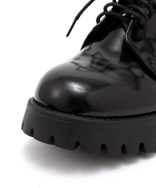 FREE'S MART（フリーズマート）の「◆厚底レースアップシューズ（ドレスシューズ・レディース・ブラック・SMALL/MEDIUM）」の8枚目の写真