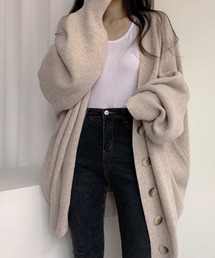 ボリュームシルエットニットカーディガン