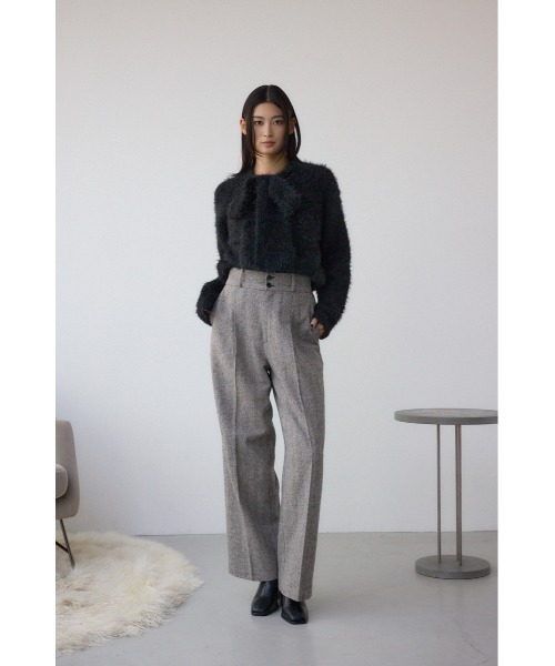 セール】ヘリンボーンワイドパンツ（スラックス）｜AZUL BY MOUSSY