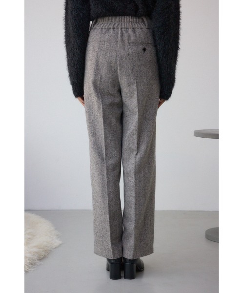 AZUL by moussy(アズールバイマウジー)の「ヘリンボーンワイドパンツ(スラックス・レディース・ブラック系その他/ブラウン系その他・SMALL/MEDIUM)」の8枚目の写真