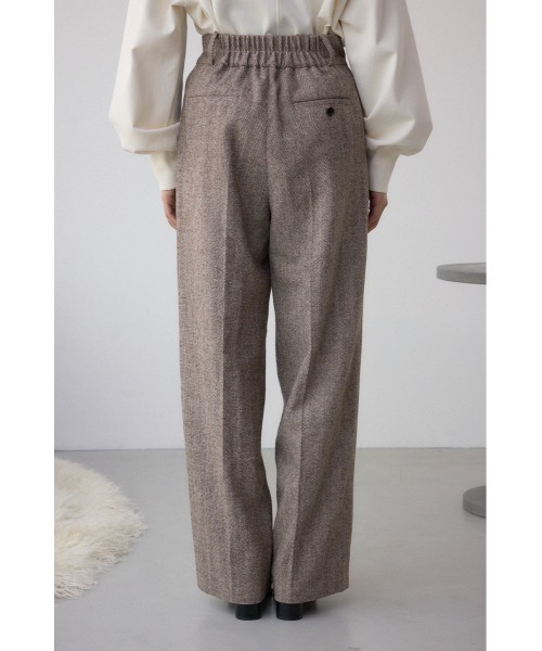 AZUL by moussy(アズールバイマウジー)の「ヘリンボーンワイドパンツ(スラックス・レディース・ブラック系その他/ブラウン系その他・SMALL/MEDIUM)」の18枚目の写真