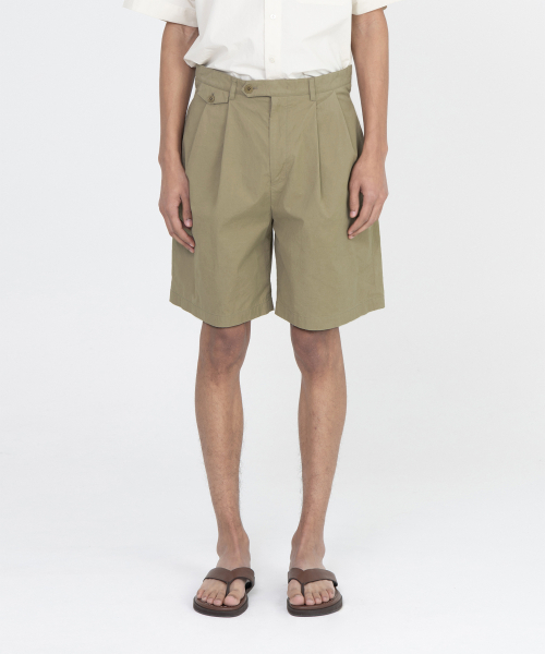 BROWNYARD（ブラウンヤード）の「ウォッシュドハーフパンツ、ベージュ（その他パンツ・メンズ・その他・3/4/5/6）」の3枚目の写真