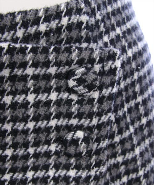 clear（クリア）の「チェックラップデザインミニスカート[大人 フェミニン 上品]≪AW新作≫（スカート・レディース・ブラウン/ブラック・F）」の7枚目の写真