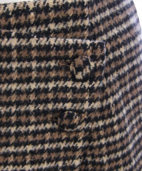 clear（クリア）の「チェックラップデザインミニスカート[大人 フェミニン 上品]≪AW新作≫（スカート・レディース・ブラウン/ブラック・F）」の8枚目の写真