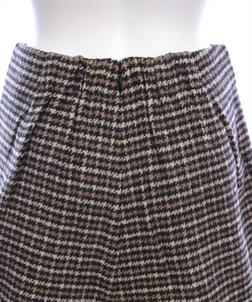 clear（クリア）の「チェックラップデザインミニスカート[大人 フェミニン 上品]≪AW新作≫（スカート・レディース・ブラウン/ブラック・F）」の12枚目の写真