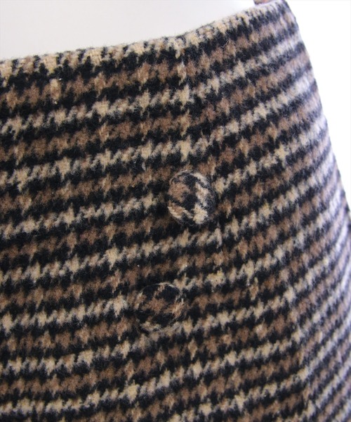 clear（クリア）の「チェックラップデザインミニスカート[大人 フェミニン 上品]≪AW新作≫（スカート・レディース・ブラウン/ブラック・F）」の15枚目の写真