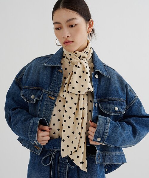 ドットボウタイブラウス（シャツ/ブラウス）｜Whim Gazette（ウィム