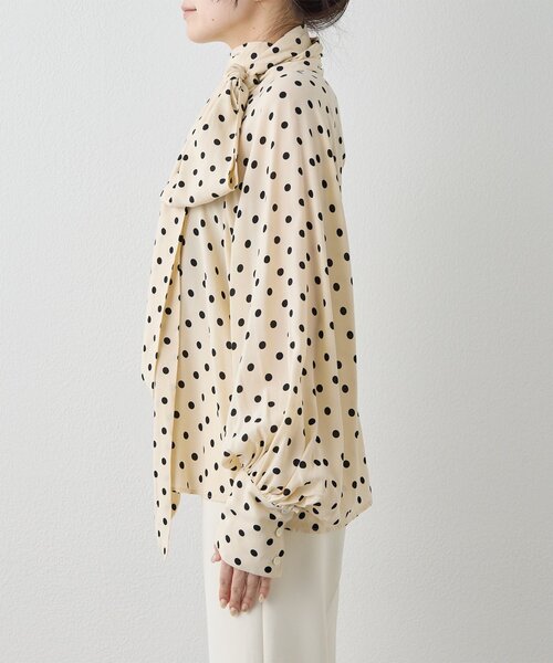 ドットボウタイブラウス（シャツ/ブラウス）｜Whim Gazette（ウィム