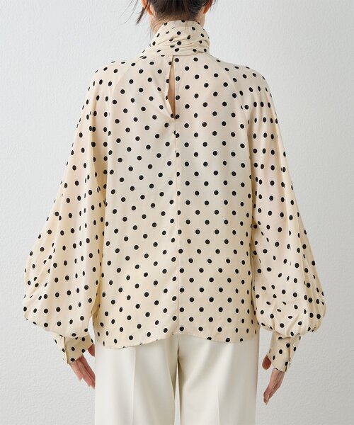 定価44,000円✨WimGazette ドットボウタイブラウス 新品未使用 ドットボウタイブラウス（シャツ/ブラウス）｜Whim Gazette（ウィム