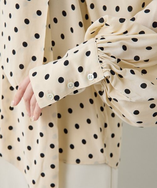 ドットボウタイブラウス（シャツ/ブラウス）｜Whim Gazette（ウィム
