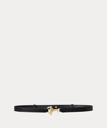 レザー コンチョ スキニー ベルト（ベルト）｜LAUREN RALPH LAUREN