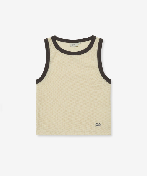 YALE(イェール)の「ウィメンズリングスリーブレス_イエロー(Tシャツ/カットソー・レディース・その他・SMALL/MEDIUM)」の1枚目の写真